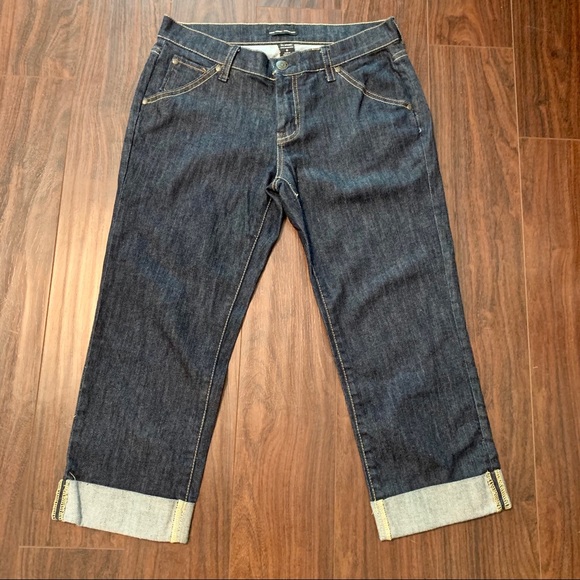 New York & Co. Denim Capris with Cuff - Picture 2 of 7